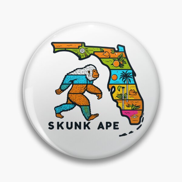 Item preview, Florida Swamp Skunk Ape Bigfoot designed and sold by cloudhiker.