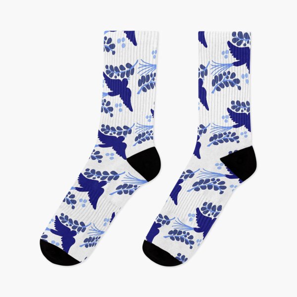 Item preview, Talavera bird 1, cobalt blues, blue and white designed and sold by elizdesign.