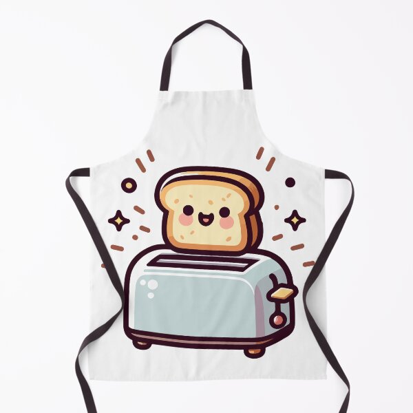 Item preview, Cheerful Toast Popping from Toaster designed and sold by OniumEth.
