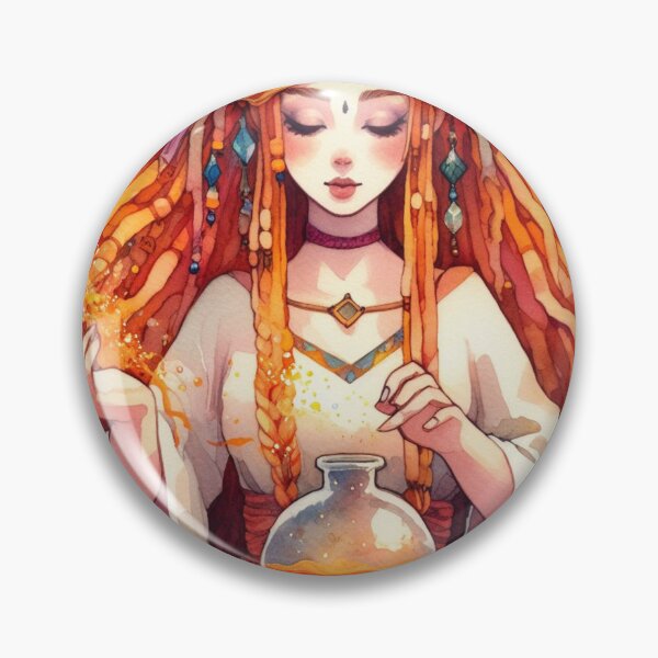 Item preview, Witch making magic designed and sold by incarose.