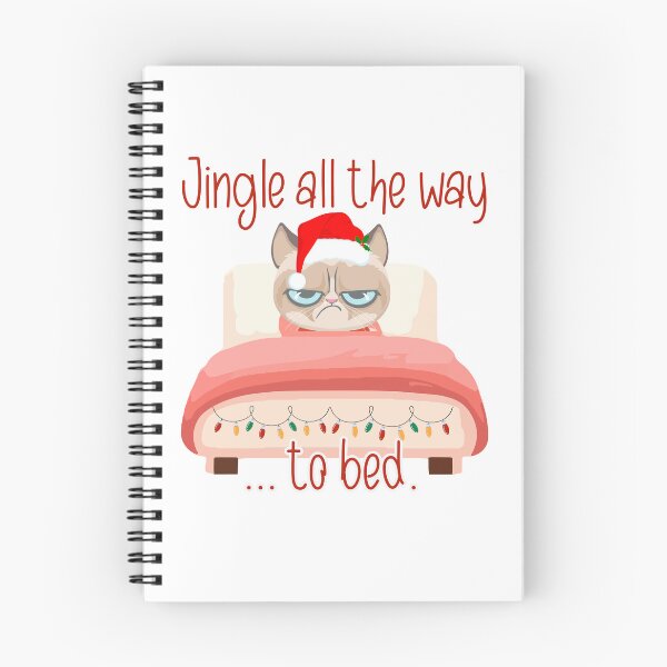 Item preview, Disgusted Cat Christmas in bed designed and sold by PiotrRoguski.