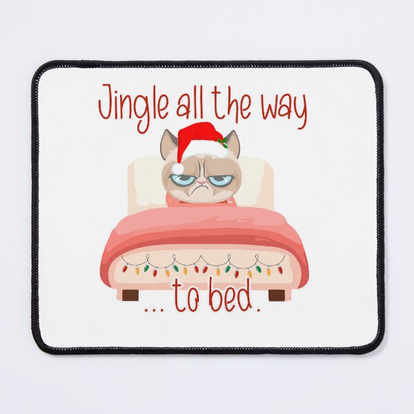 Item preview, Disgusted Cat Christmas in bed designed and sold by PiotrRoguski.
