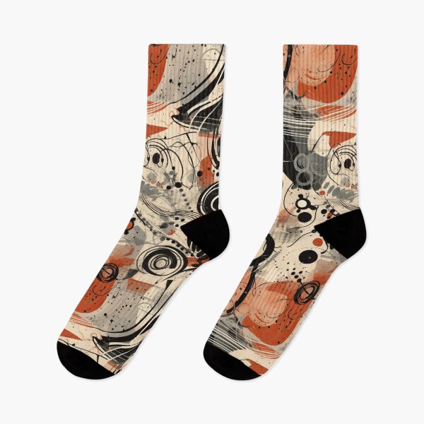 Item preview, Sepia, Orange and Black Retro Abstract designed and sold by pinkal.
