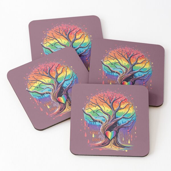 Item preview, Tree of pride and love, love is love designed and sold by LuckyFamily.