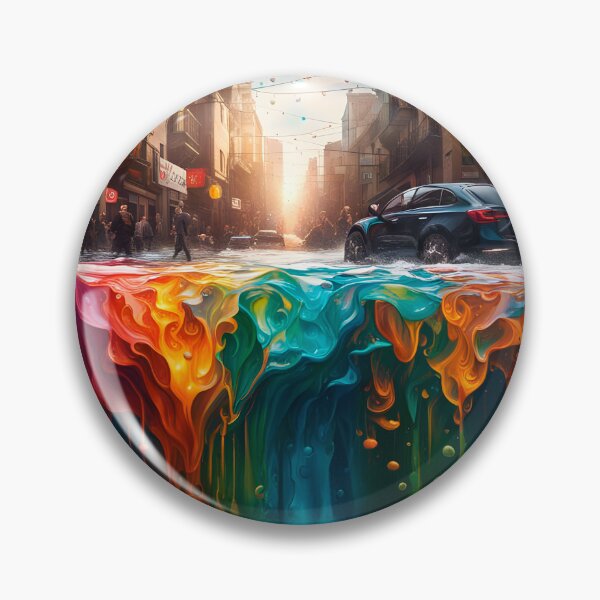 Item preview, Vibrant city street designed and sold by eikulabs.