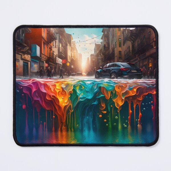 Item preview, Vibrant city street designed and sold by eikulabs.