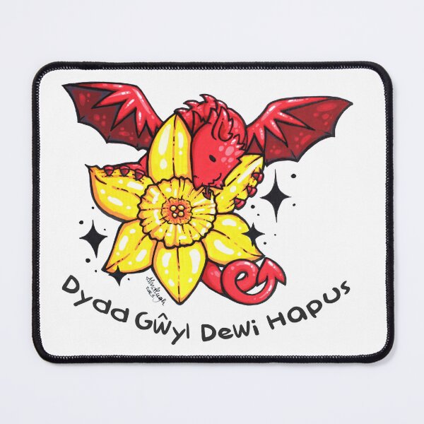 Item preview, Happy St. David's Day Dragon designed and sold by Miss-A-McQ-Art.