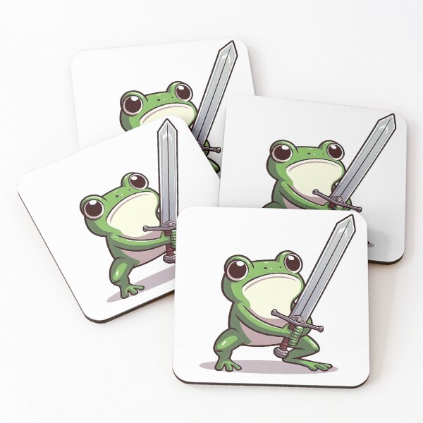 Artikelvorschau, Froschritter entworfen und verkauft von QuickSticker.
