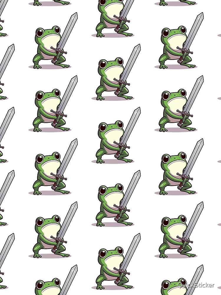 Thumbnail 3 of 3, Scarf, Frog Knight designed and sold by QuickSticker.