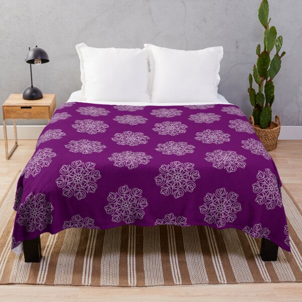 Item preview, Ice flowers purple designed and sold by Anovaart.