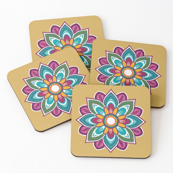 Item preview, Floral Festive Rangoli Design designed and sold by Jollys-ArtShop.