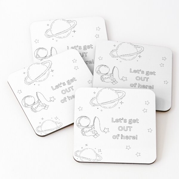 Item preview, Let's get out of here! designed and sold by GRINspiration.