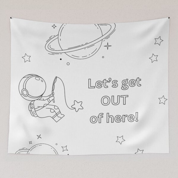 Item preview, Let's get out of here! designed and sold by GRINspiration.