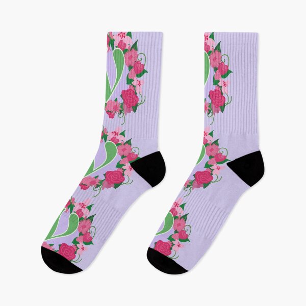Artikelvorschau, Süßer rosa Blumenmonogramm-Buchstabe V, Initiale, grüner Schriftzug entworfen und verkauft von bunniyababa.