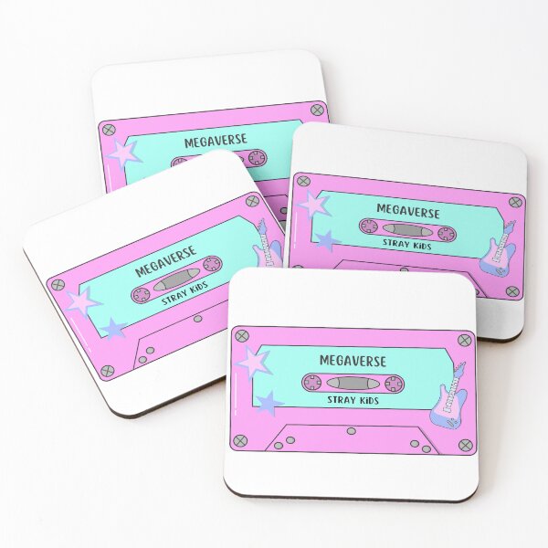 Item preview, Stray Kids Megaverse New Song Pink Cassette designed and sold by Ktinn.