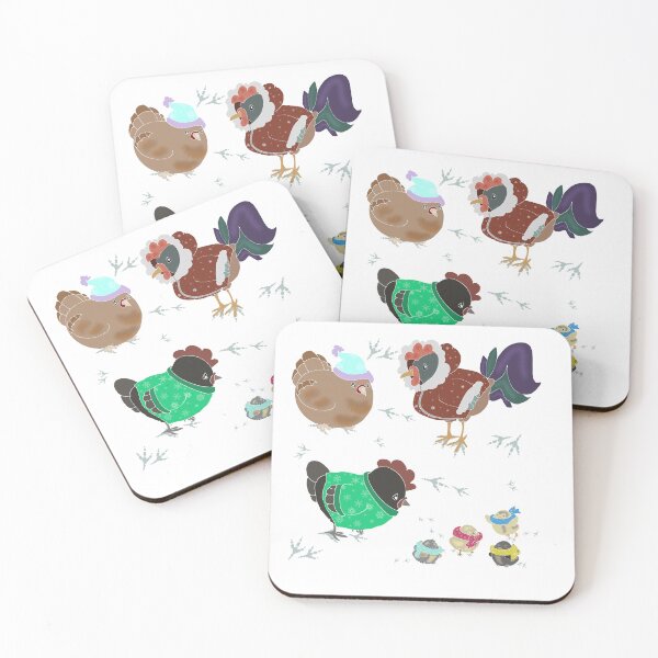 Item preview, Cozy Chickens designed and sold by FickleandFancy.