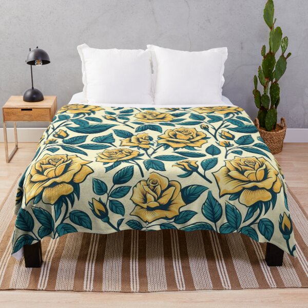 Item preview, Yellow Roses Pattern designed and sold by Myra365Art.