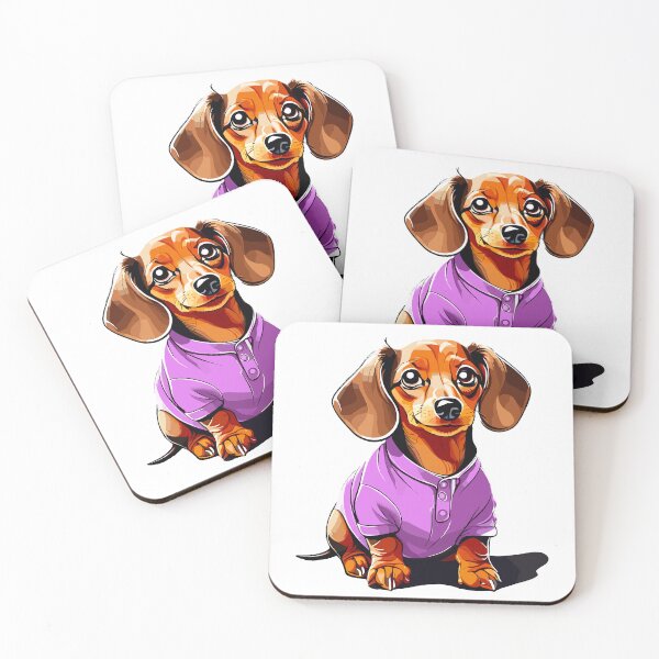 Item preview, Cute Wiener Puppy Sticker for Dachshund Wiener Dog Lovers designed and sold by ScifiDesigns.