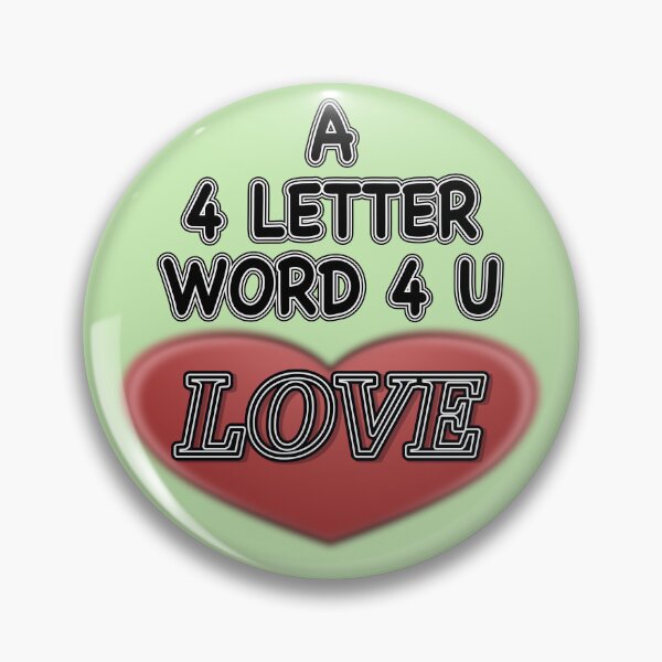 Item preview, A 4 Letter Word 4 U LOVE designed and sold by AychtuoImages.