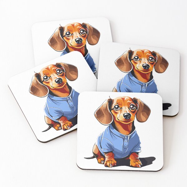 Item preview, Cute Wiener Puppy Sticker for Dachshund Wiener Dog Lovers designed and sold by ScifiDesigns.