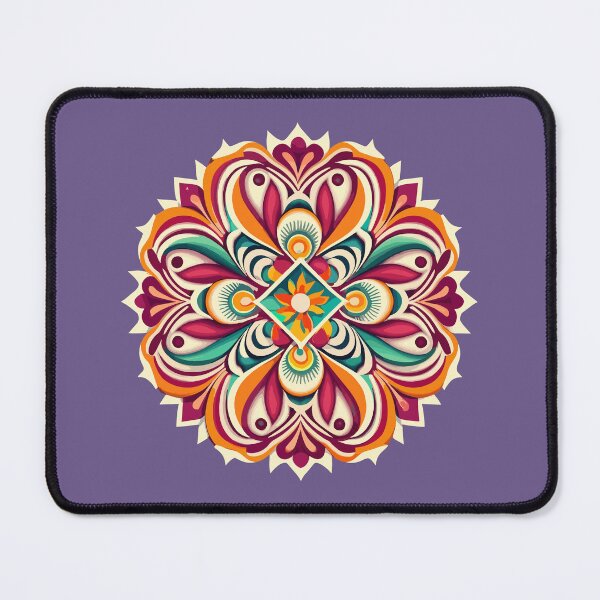 Item preview, Abstract Kaleidoscopic Rangoli Art designed and sold by Jollys-ArtShop.