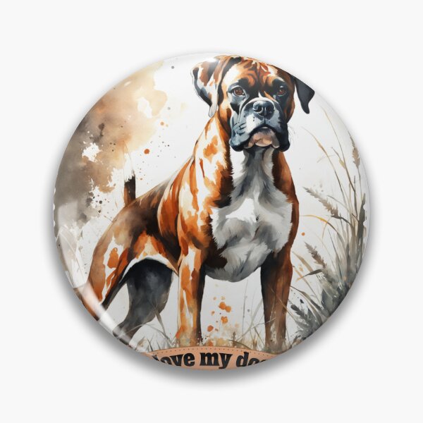 Item preview, Canine Elegance: Discover the Beauty of Digital Art with Boxer Dogs designed and sold by Artedig.