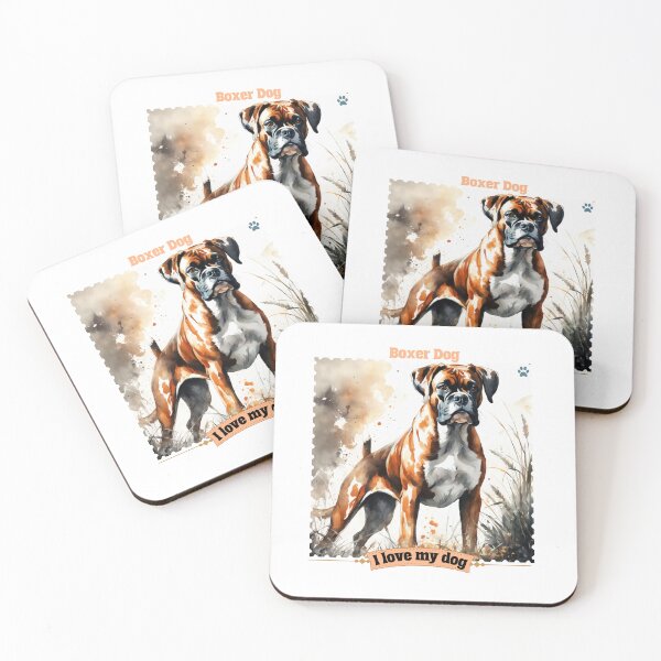 Item preview, Canine Elegance: Discover the Beauty of Digital Art with Boxer Dogs designed and sold by Artedig.