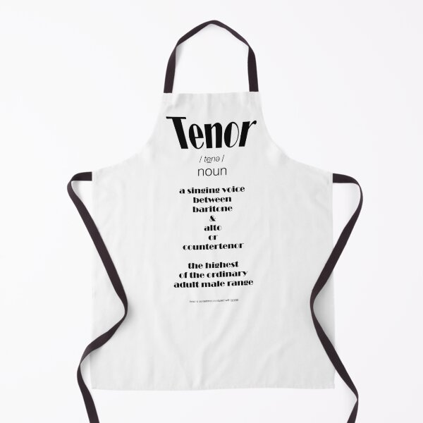 Item preview, Tenor singing voice noun definition designed and sold by Lifes-a-boon.