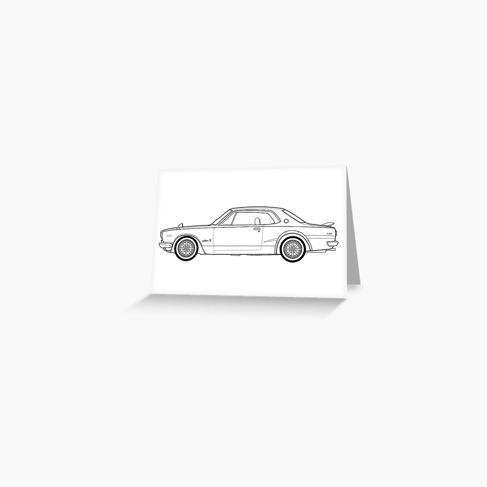 Featured image of post Gtr Drawing Outline The car in plan front side and rear view