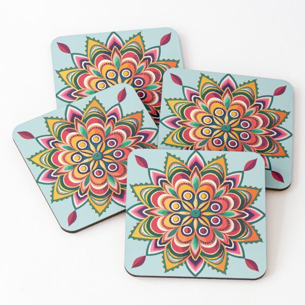 Item preview, Unique Floral Rangoli Art - Pattern & Design designed and sold by Jollys-ArtShop.
