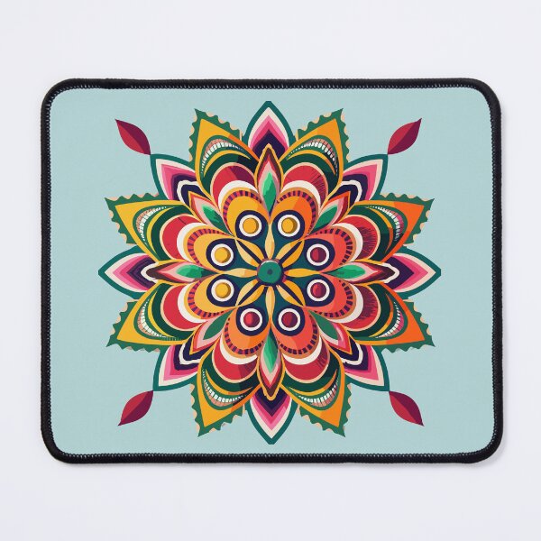 Item preview, Unique Floral Rangoli Art - Pattern & Design designed and sold by Jollys-ArtShop.