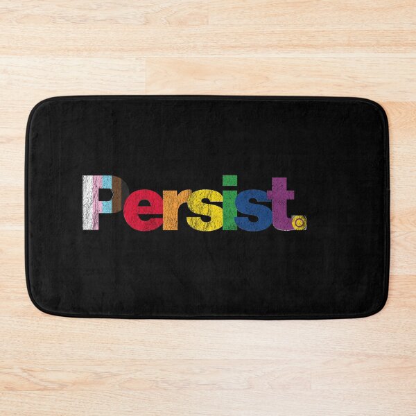 Item preview, Persist - Distressed Pride flag Retro designed and sold by CottonGarb.