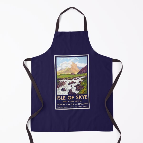 Item preview, Vintage Isle of Skye Scotland Travel Poster designed and sold by FutureTraveller.