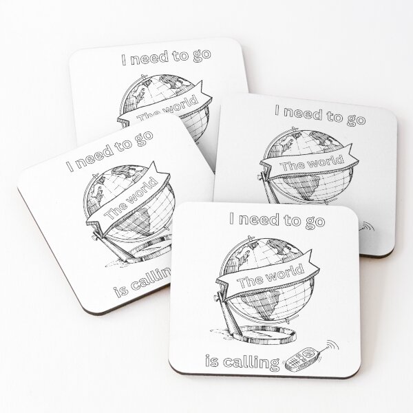 Item preview, I need to go, the world is calling designed and sold by GRINspiration.