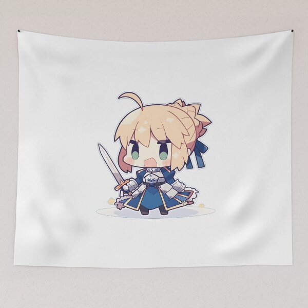 Aperçu de l'œuvre Sabre FT Fille Anime Mignonne – Style Chibi créée et vendue par DGitaldreamgirl.