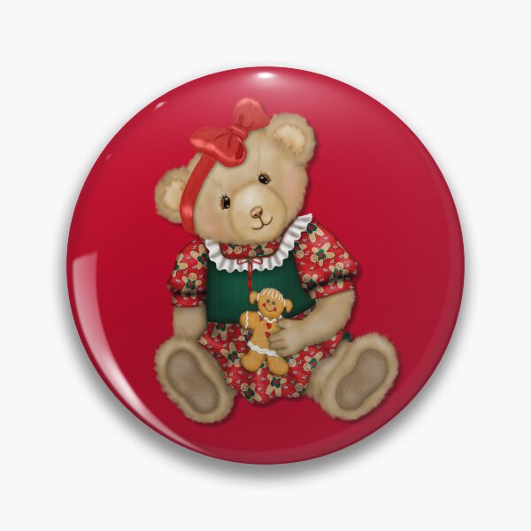 Artikelvorschau, Teddy Bear Girl Beary Merry Christmas entworfen und verkauft von SpiceTree.