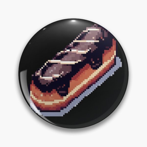 Item preview, Eclair Pixel Art designed and sold by QuickSticker.