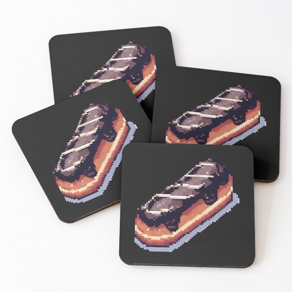 Item preview, Eclair Pixel Art designed and sold by QuickSticker.