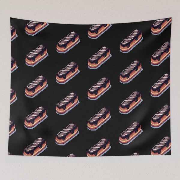 Item preview, Eclair Pixel Art designed and sold by QuickSticker.
