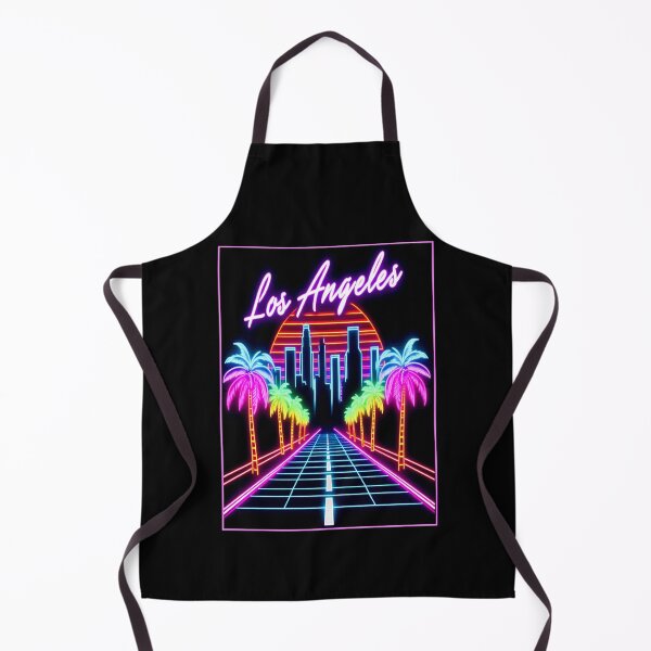 Item preview, Los Angeles Neon Noir Cityscape, Palm Trees and Freeway designed and sold by HeavyHits.