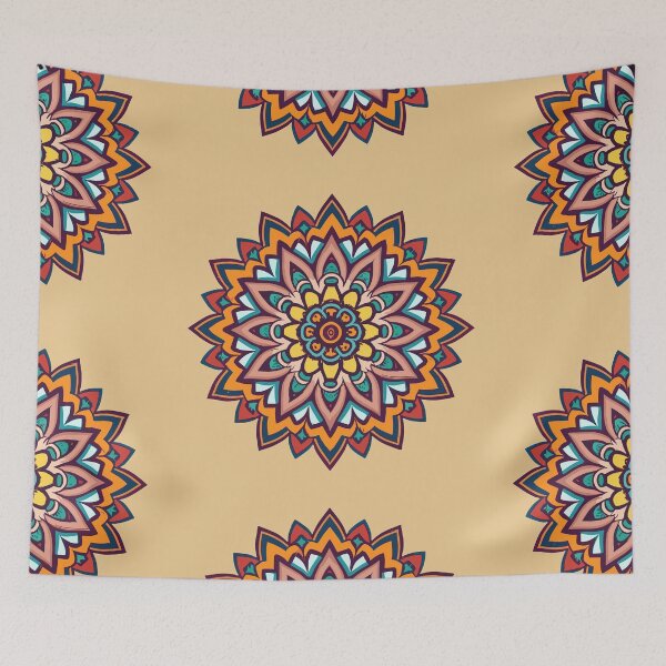 Item preview, Floral Rangoli Art - Design & Pattern designed and sold by Jollys-ArtShop.