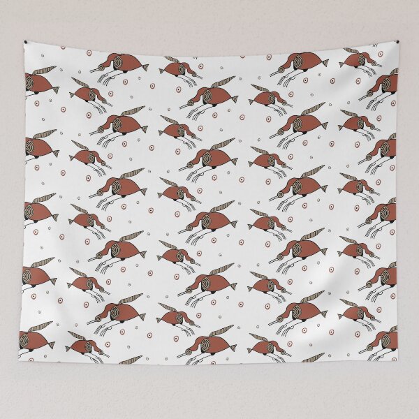 Item preview, Cypriot Bird Style Pattern #1 designed and sold by Aeterna Prints.