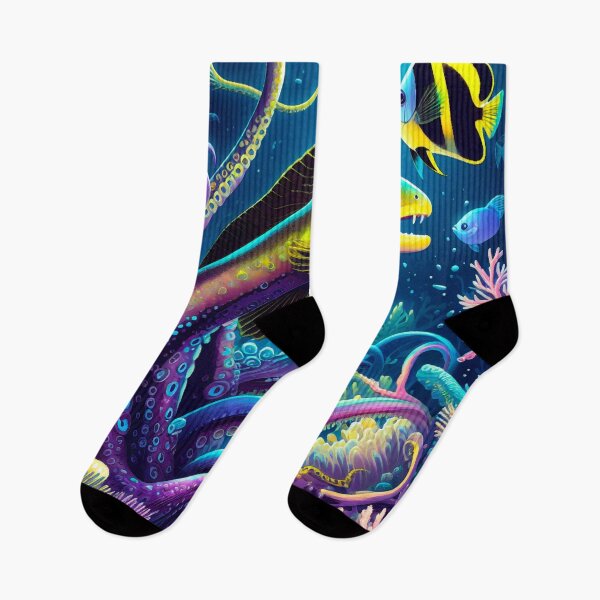Item preview, Colorful Ocean EEL Octopus designed and sold by cooldesigns2022.
