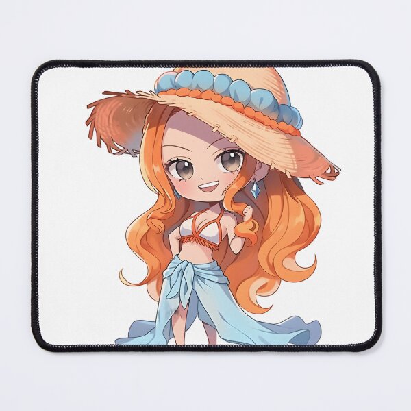 Item preview, Nami OP Cute Anime Girl – Chibi Style designed and sold by DGitaldreamgirl.