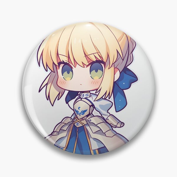 Item preview, Saber FT Cute Anime Girl – Chibi Style designed and sold by DGitaldreamgirl.