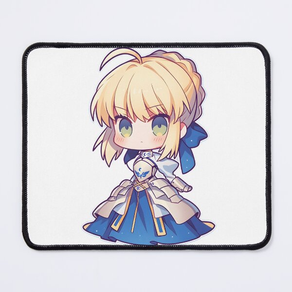 Item preview, Saber FT Cute Anime Girl – Chibi Style designed and sold by DGitaldreamgirl.