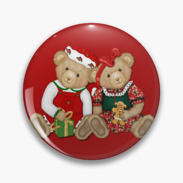 Artikelvorschau, Teddy Bears Beary Merry Christmas entworfen und verkauft von SpiceTree.