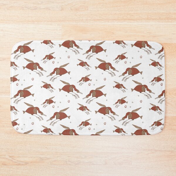 Item preview, Cypriot Bird Style Pattern #2 designed and sold by Aeterna Prints.