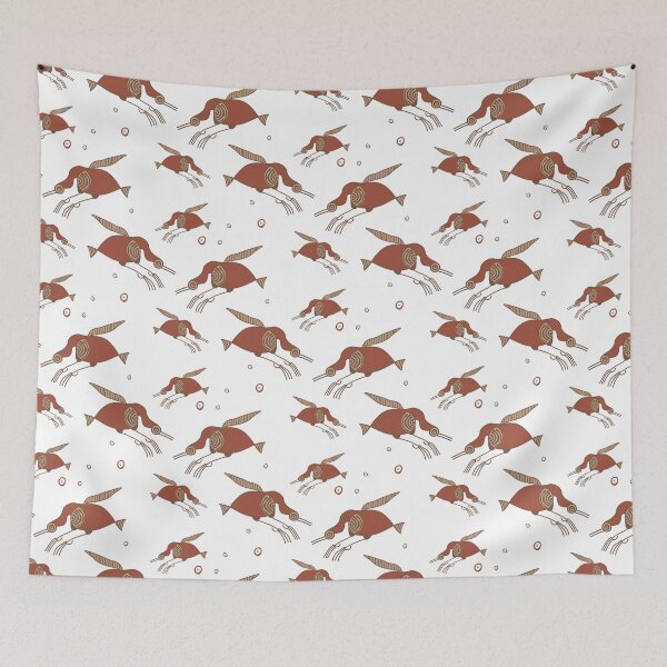 Item preview, Cypriot Bird Style Pattern #2 designed and sold by Aeterna Prints.