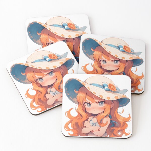 Item preview, Nami OP Cute Anime Girl – Chibi Style designed and sold by DGitaldreamgirl.